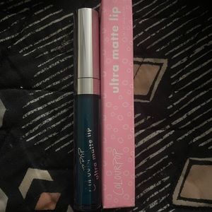 Colorpop green lipstick, dose, Sephora, melt mini